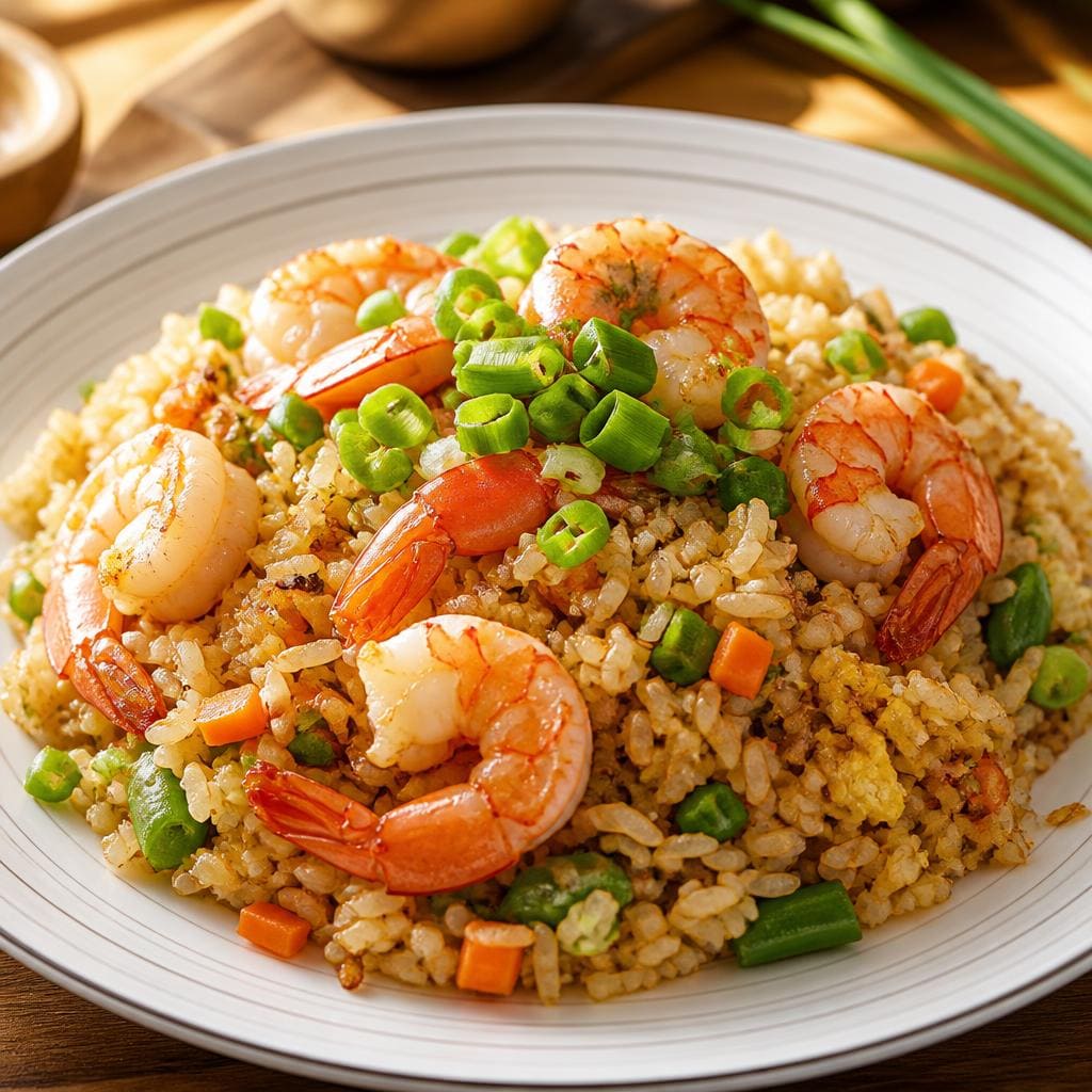 Bakmi Golek Nasi Goreng Udang